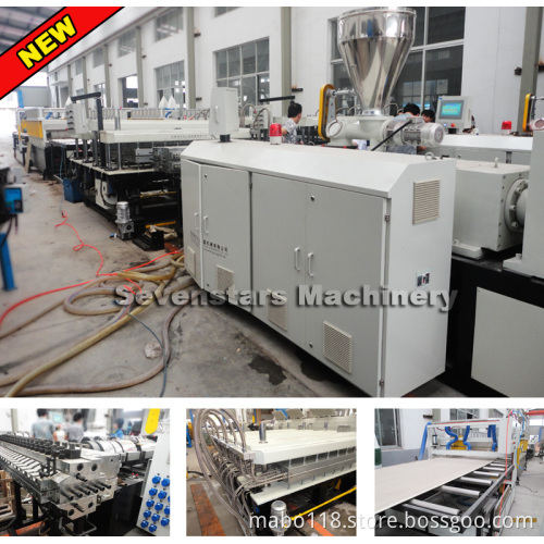 New WPC Foam Board Extrusion Line / Plastic Extruder Machine